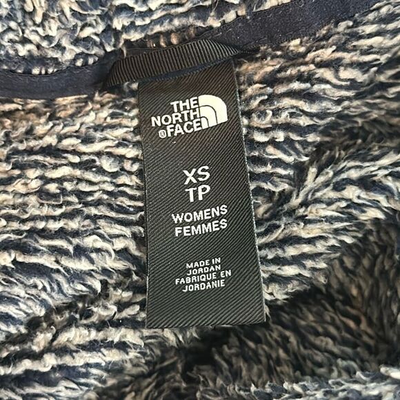 The North Face Osito 2 Womens Fleece Full Zip Shacket Jacket size XS Zipper Pock - Picture 6 of 10